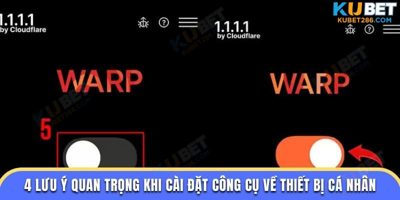 4 lưu ý quan trọng khi cài đặt công cụ về thiết bị cá nhân