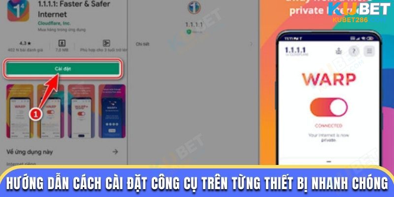 Hướng dẫn cách cài đặt công cụ trên từng thiết bị nhanh chóng
